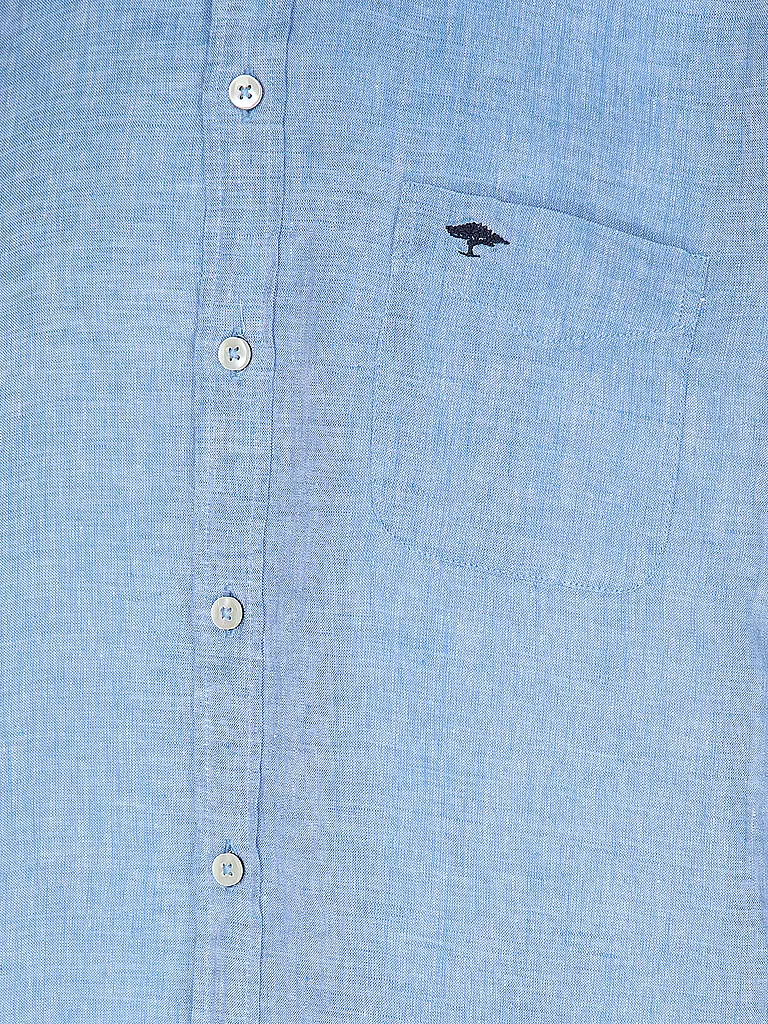 FYNCH-HATTON | Leinenhemd Casual Fit | Azul