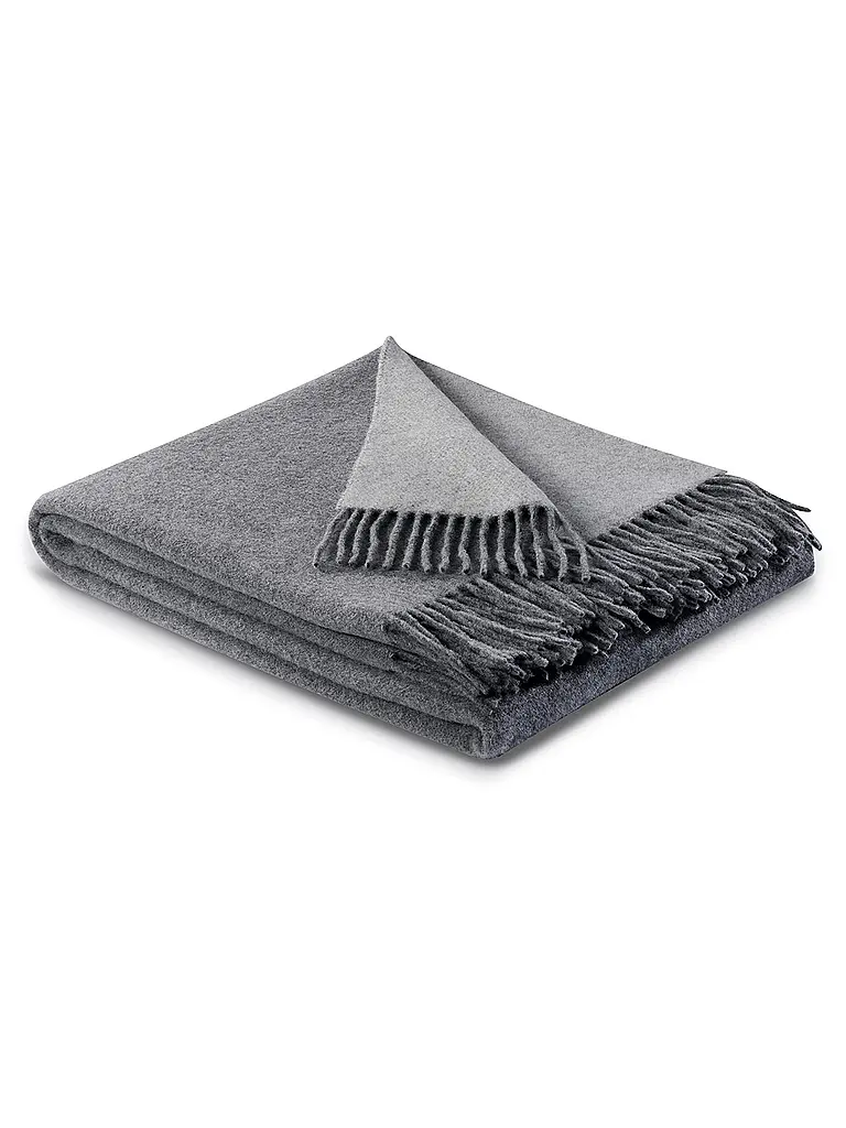 FYNCH-HATTON | Manta de lana - Plaid KIBO 130x170cm Gris Plata | Gris