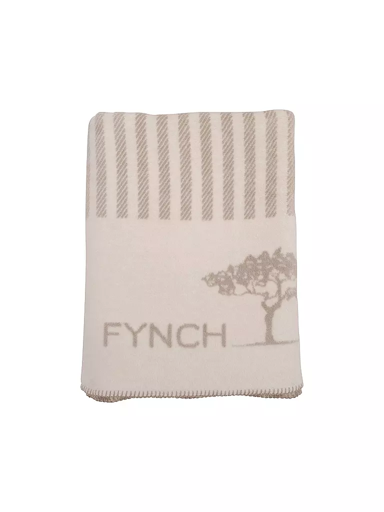 FYNCH-HATTON | Manta para el hogar 150x210cm KOMBERS STRIPED | Gris claro