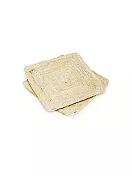 FYNCH-HATTON | Mantel individual 4 piezas 33x33cm UTAMU Blanco hueso | Beige