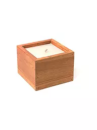 FYNCH-HATTON | Vela de exterior 20x20cm CAPETOWN cuadrada White | Marrón claro