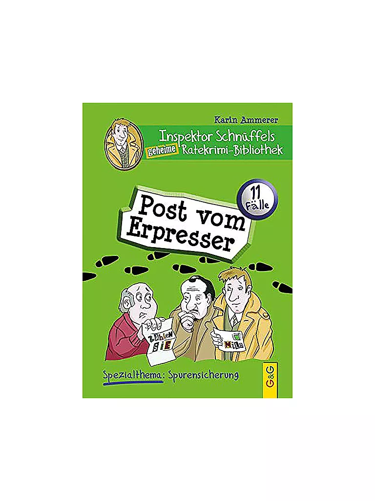 G & G VERLAG | Libro - Biblioteca secreta de crímenes de detectives del inspector Schnüffel - Correo del chantajista - Aseguramiento de pruebas | Sin color