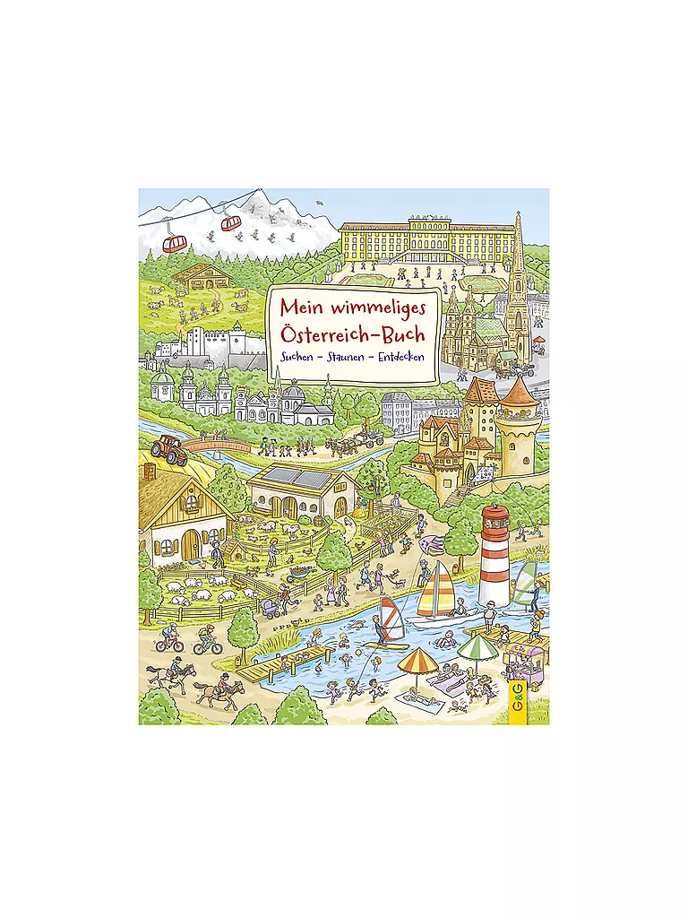 G & G VERLAG | Libro - Mi libro de Austria para buscar y encontrar | Sin color