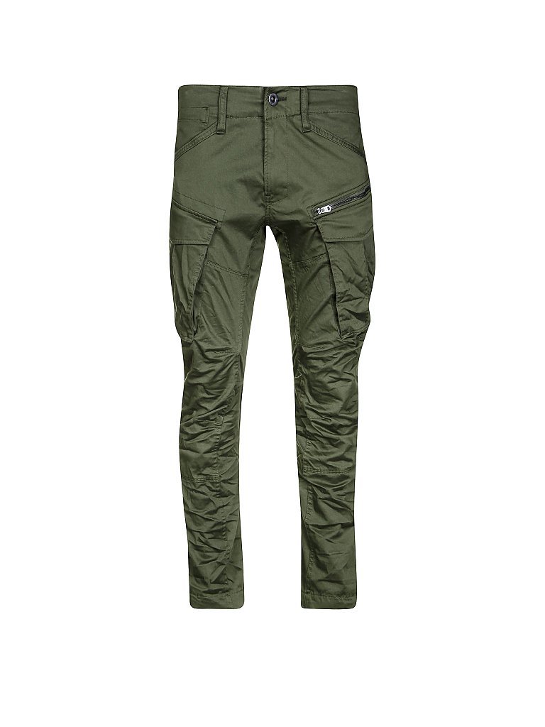Pantalón cargo de corte cónico ROVIC 3D oliva 30/L34