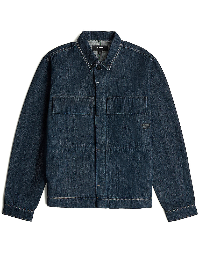 G-Star Raw Sobrecamisa azul oscuro