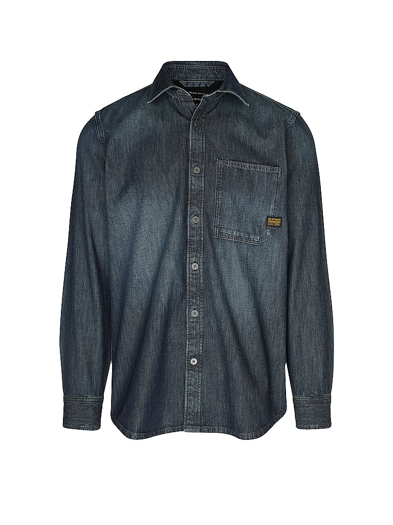 G-Star Raw Camisa vaquera azul oscuro
