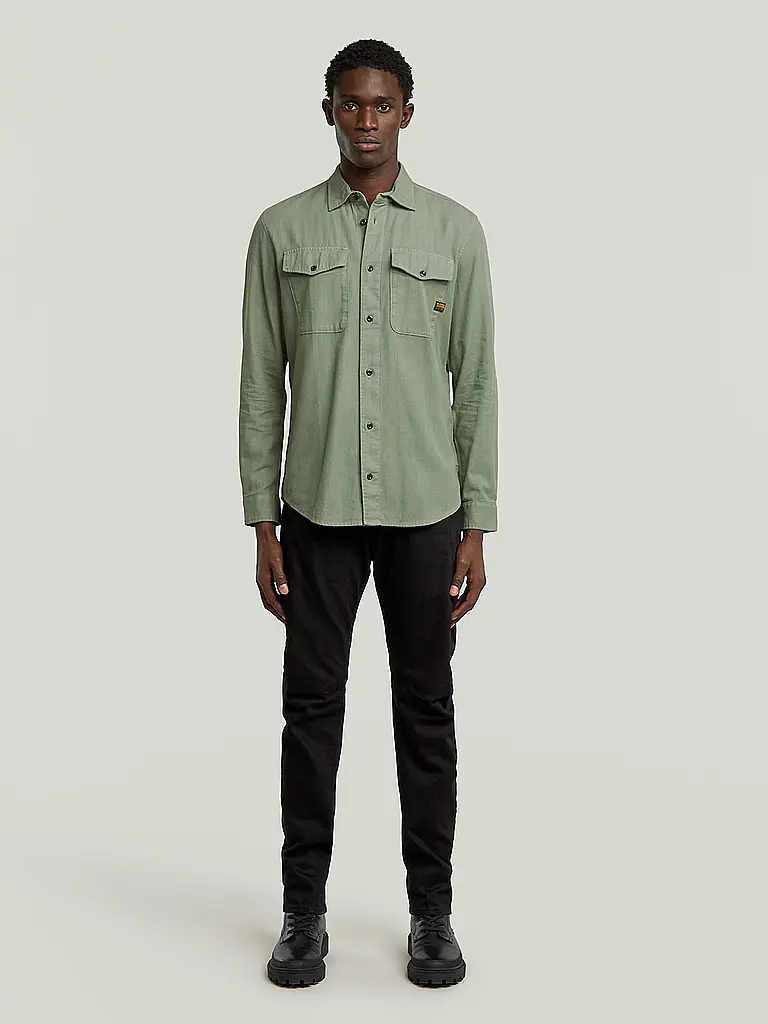 G-STAR RAW | Camisa Slim Fit MARINE | Verde claro