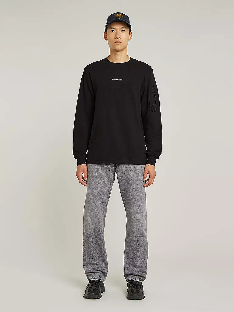 G-STAR RAW | Camiseta de manga larga | Negro