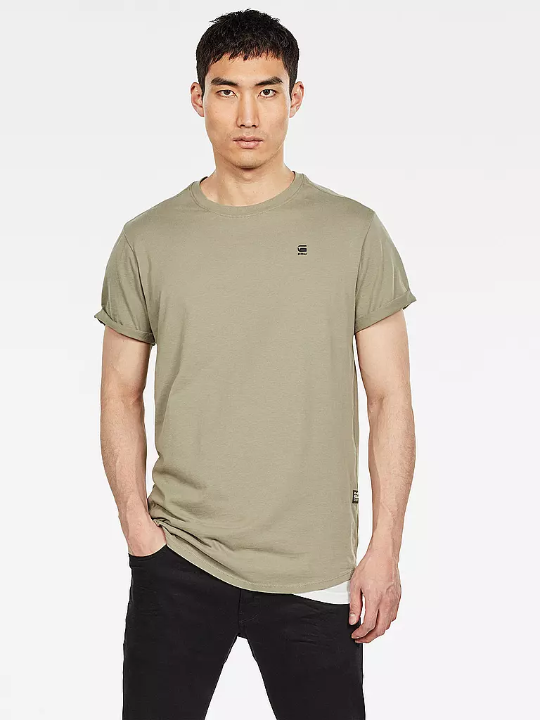 G-STAR RAW | Camiseta Regular-Fit LASH | Oliva