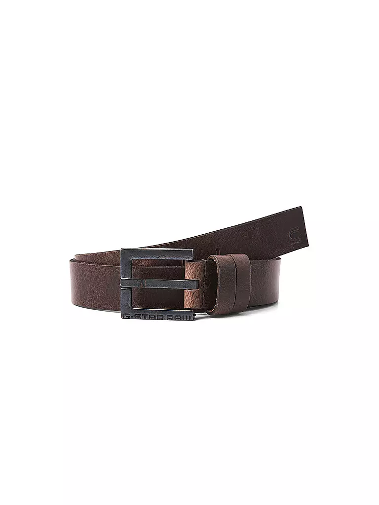 G-STAR RAW | Cinturón de cuero DUKO BELT | Marrón