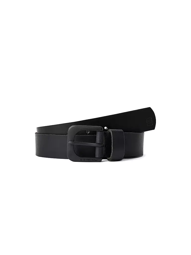 G-STAR RAW | Cinturón de cuero ZED | Negro