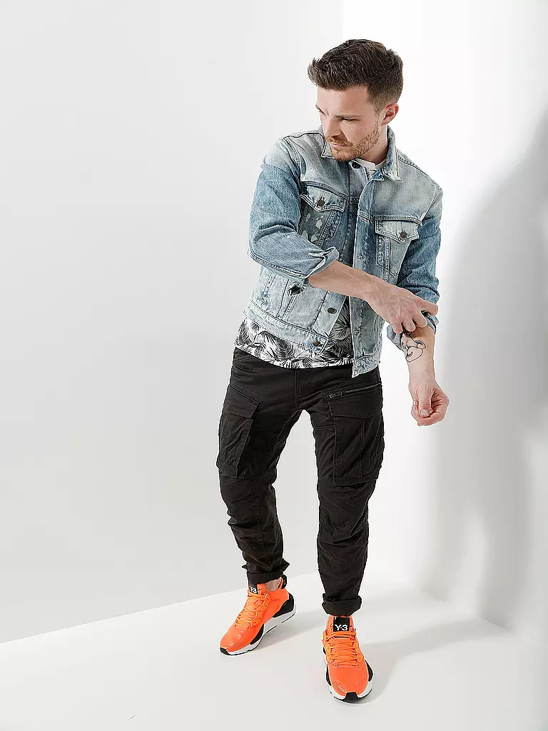 G-STAR RAW | Pantalón cargo de corte cónico ROVIC 3D | Gris