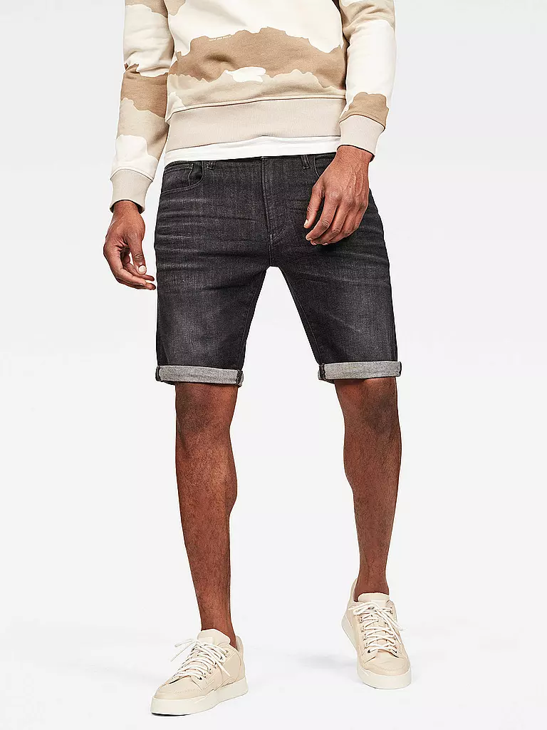 G-STAR RAW | Pantalones cortos vaqueros Slim Fit "3301" | Gris
