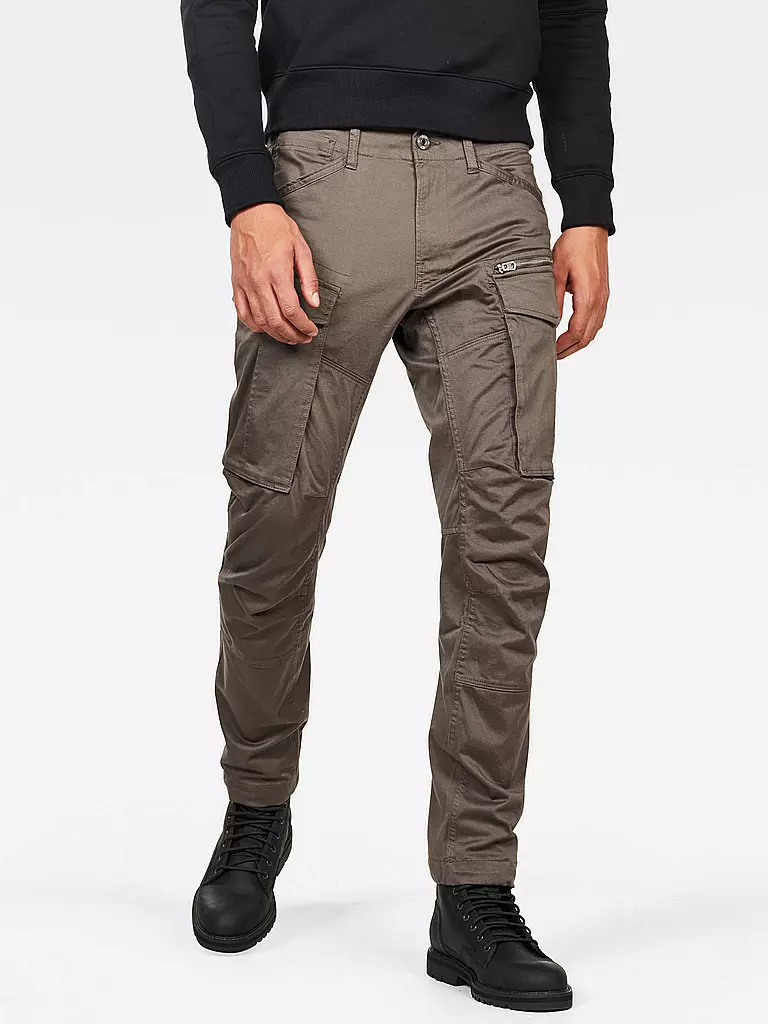 G-STAR RAW | Produktname: Pantalones cargo Rovic Tapered Fit | Gris