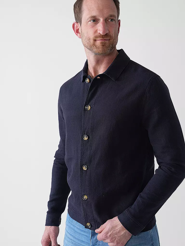 GABBA | Sobrecamisa PETER LINO | Azul oscuro