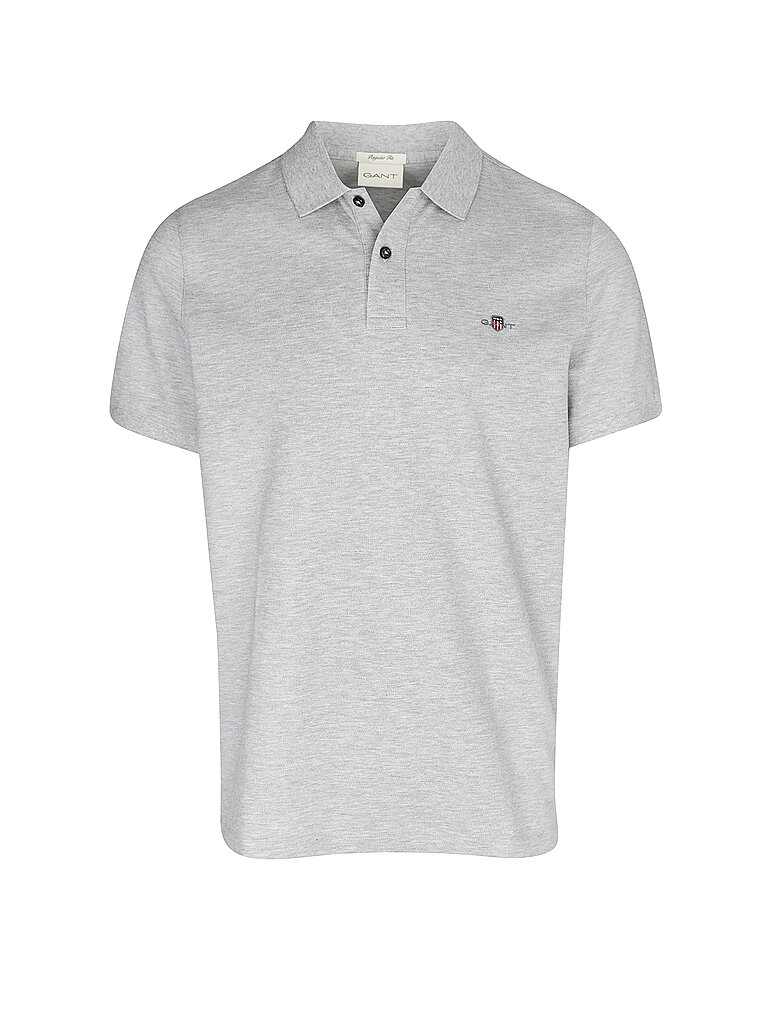Polo de corte estándar gris S