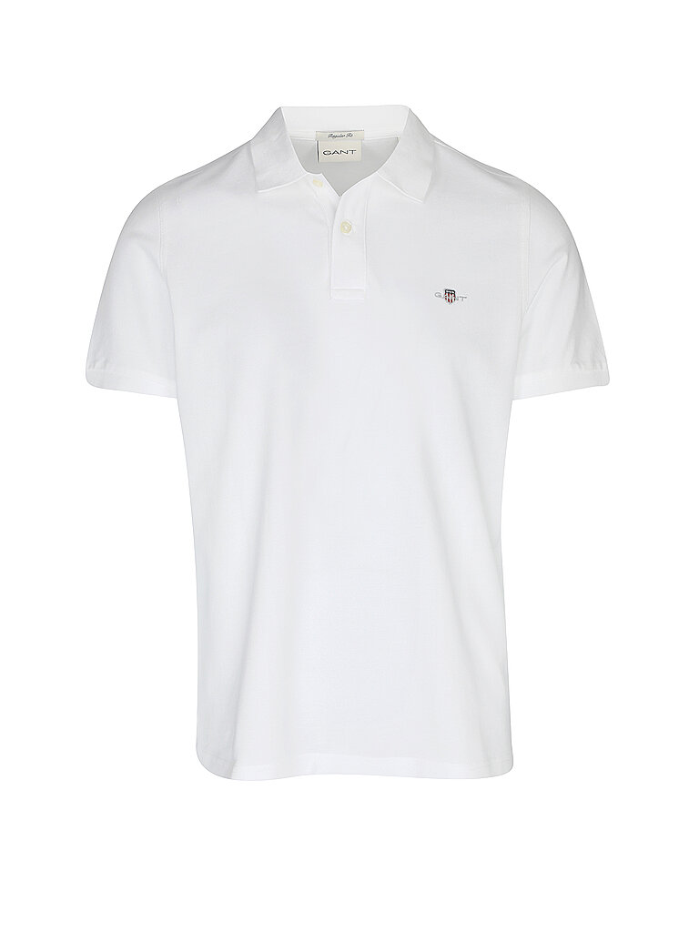 Polo de corte regular blanco XL