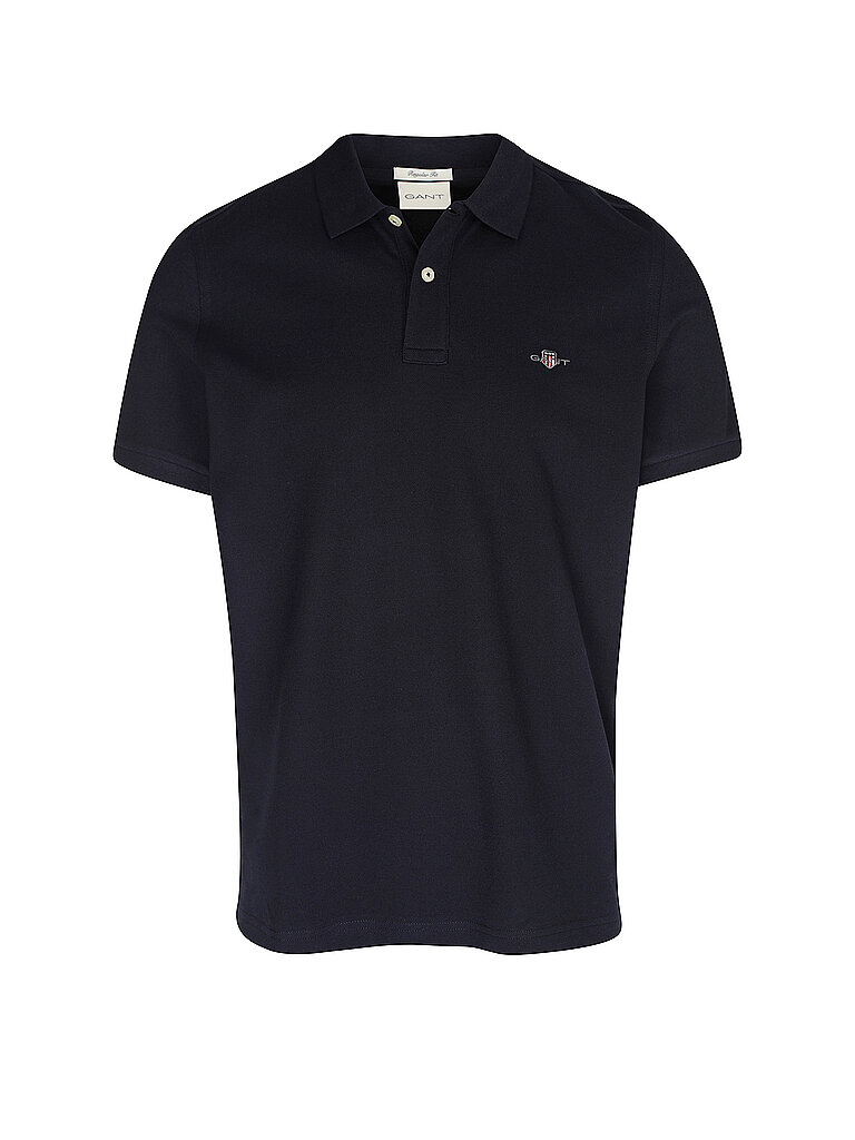 Poloshirt de corte regular azul oscuro XL