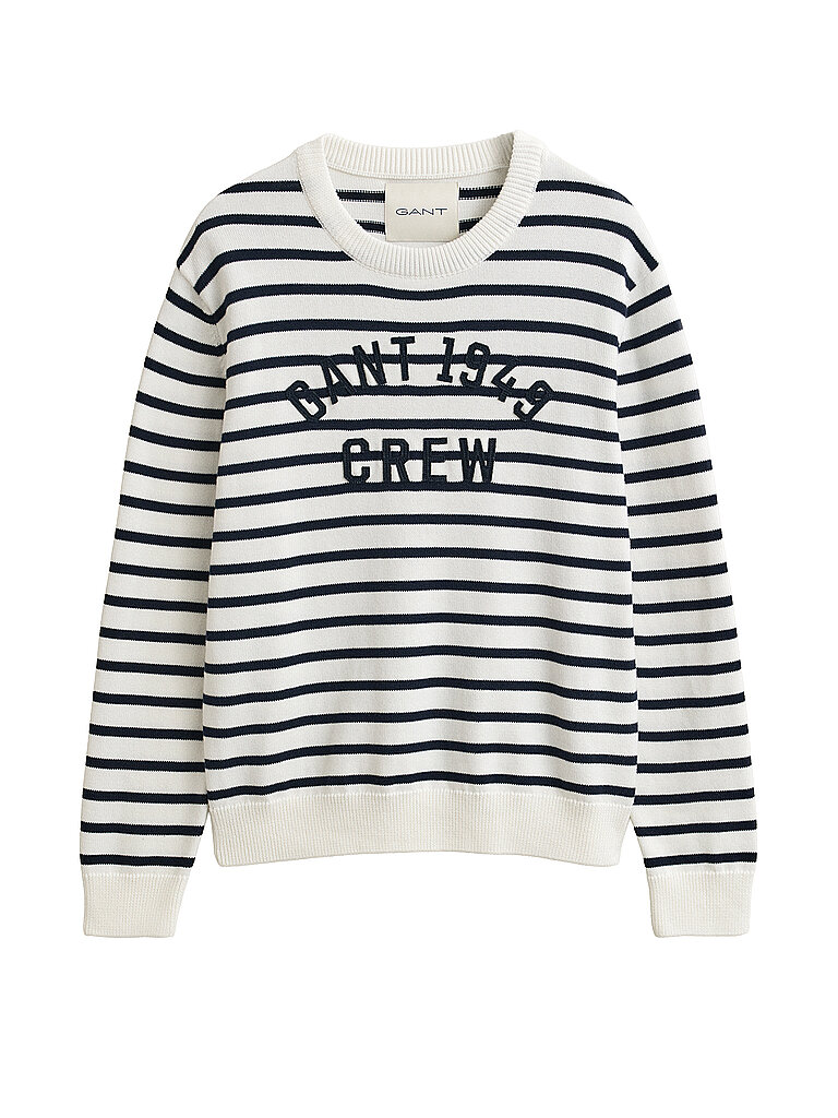 Pullover BRETON STRIPED GRAPHIC crema L