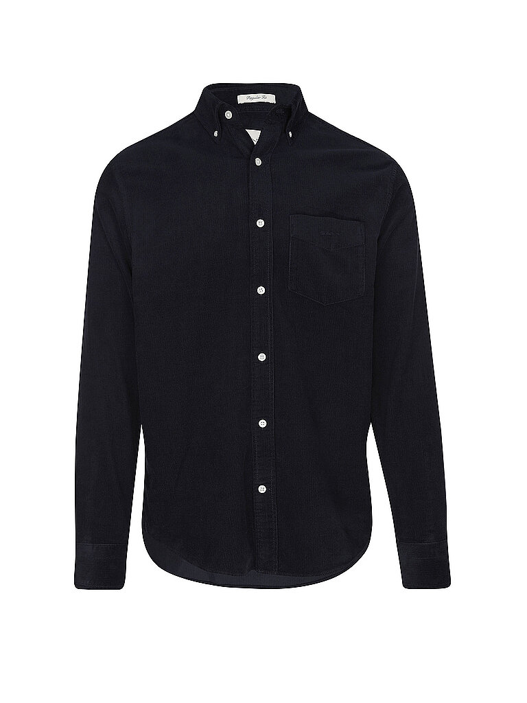 Gant Camisa de pana azul oscuro L