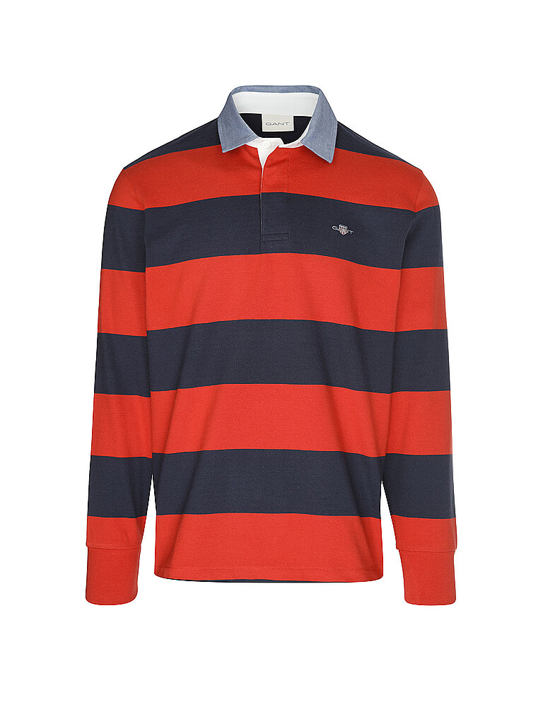 GANT Camisa de rugby rojo | XXL