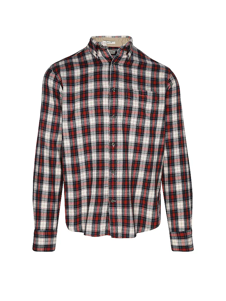 GANT | Camisa de corte estándar | Rojo
