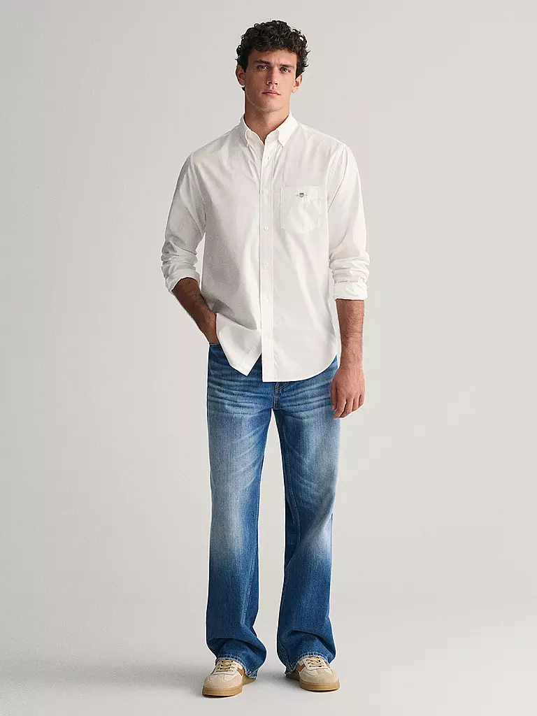 GANT | Camisa de corte regular | Blanco