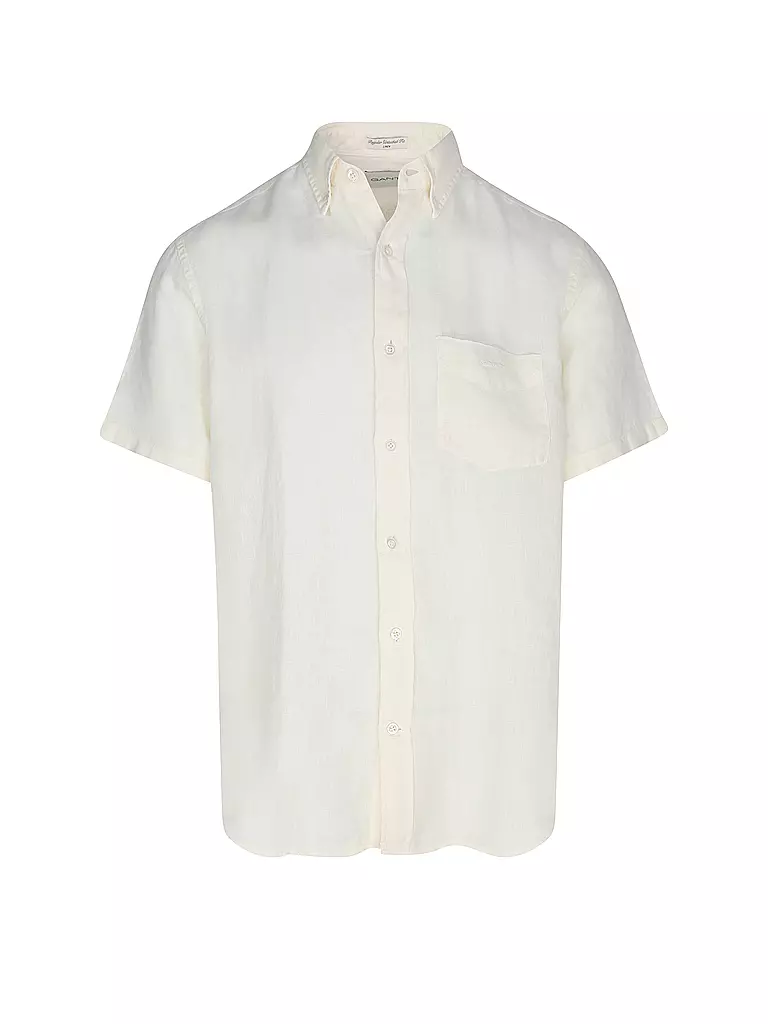 GANT | Camisa de lino corte regular | Crema