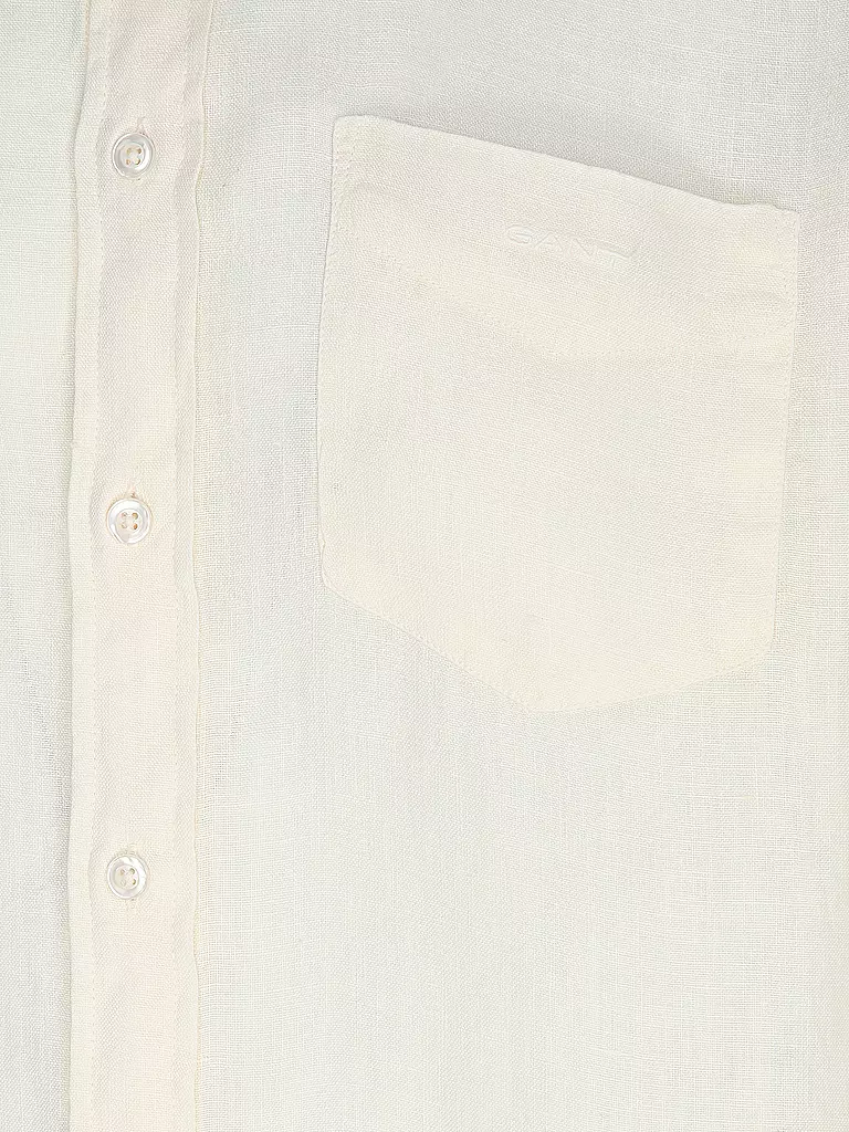 GANT | Camisa de lino corte regular | Crema