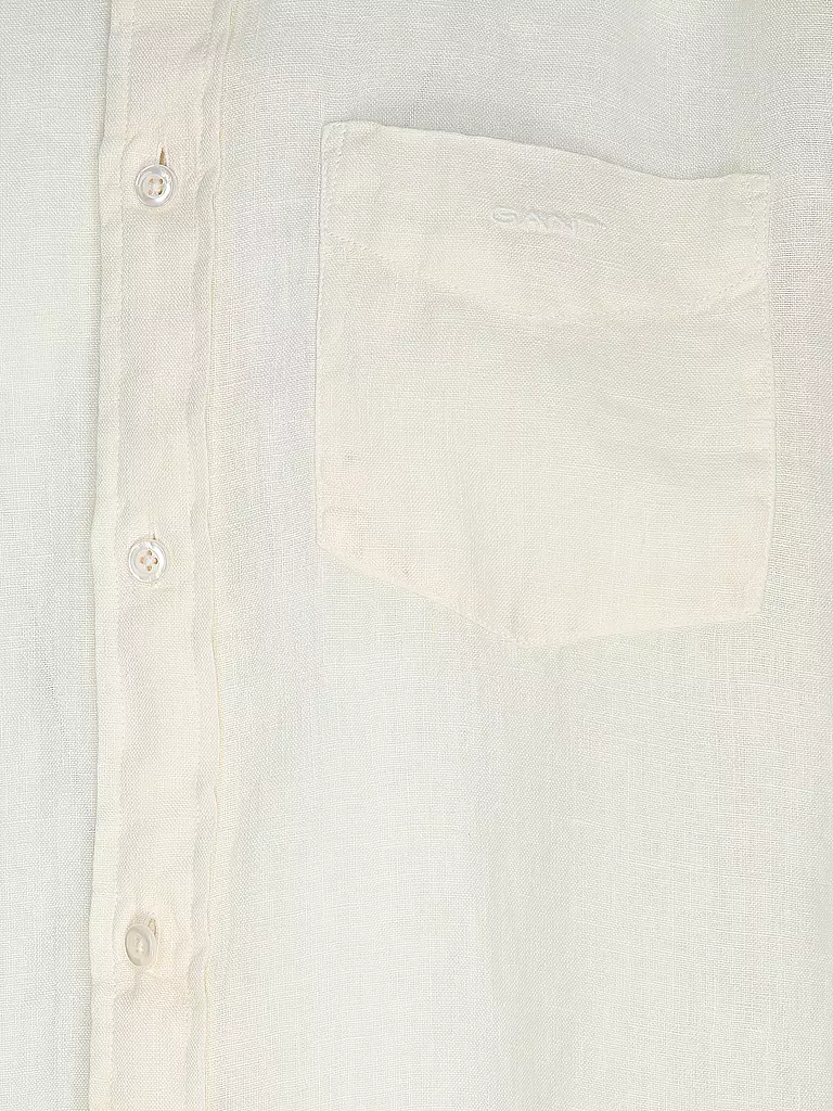 GANT | Camisa de lino corte regular | Crema