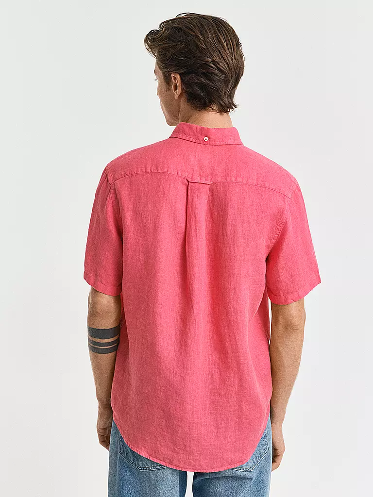 GANT | Camisa de lino corte regular | Rojo