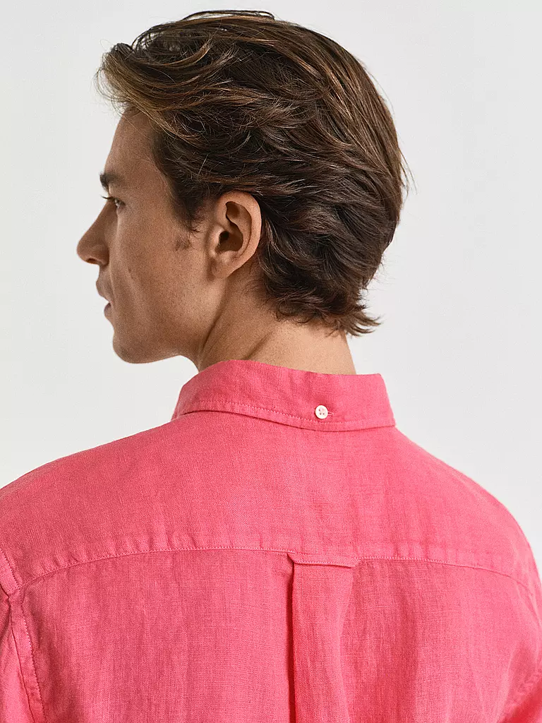 GANT | Camisa de lino corte regular | Rojo