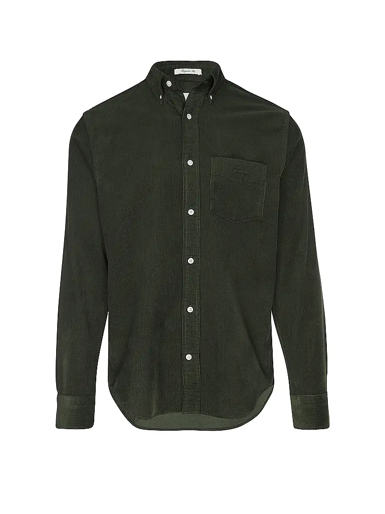 GANT | Camisa de pana | Verde oscuro