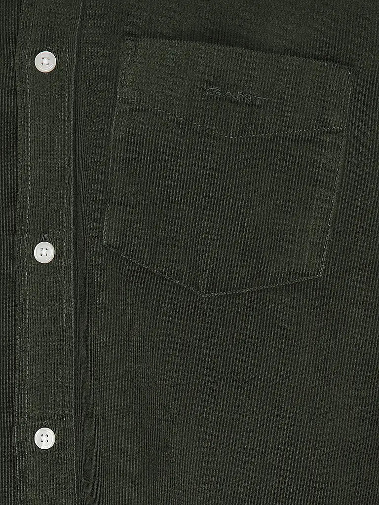 GANT | Camisa de pana | Verde oscuro