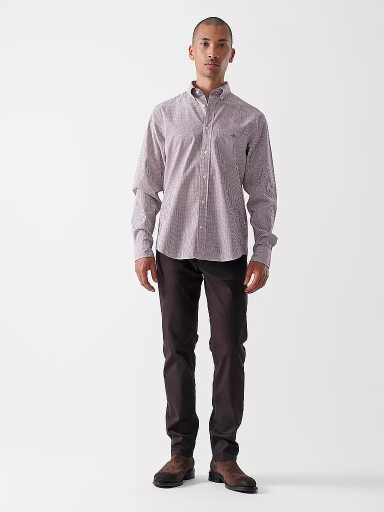 GANT | Camisa Regular Fit | Rojo oscuro