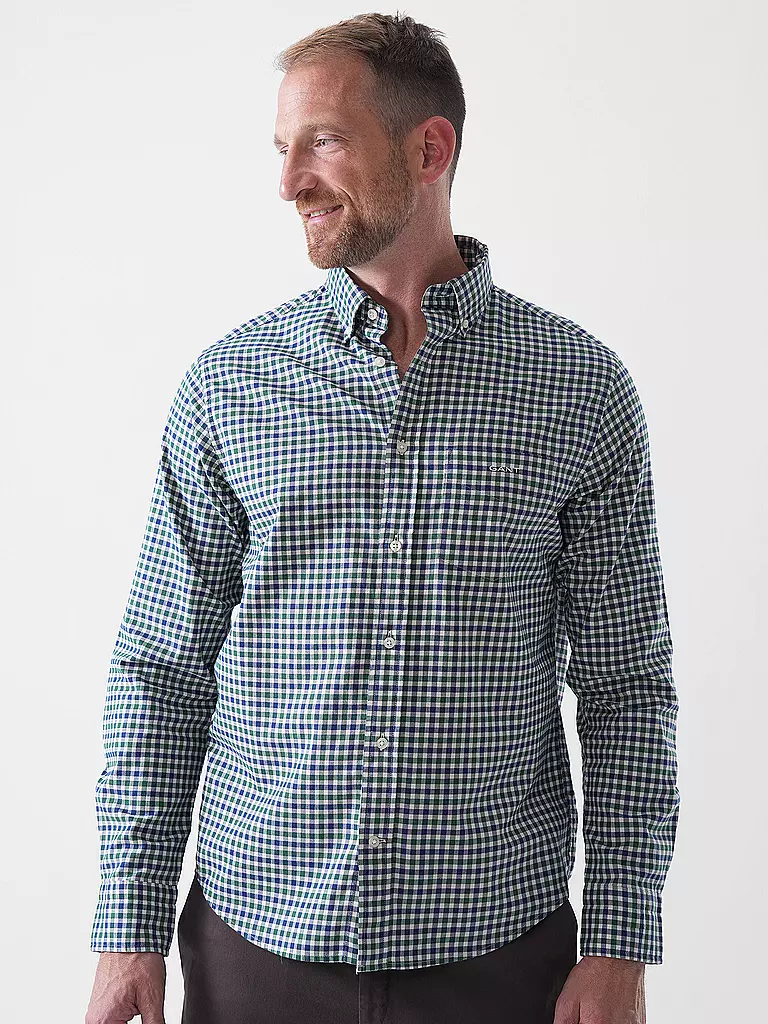 GANT | Camisa Regular Fit | Verde oscuro