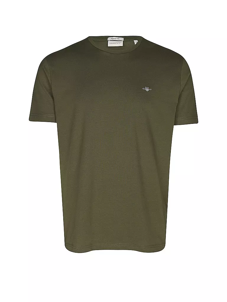 GANT | Camiseta de corte regular | Verde oscuro