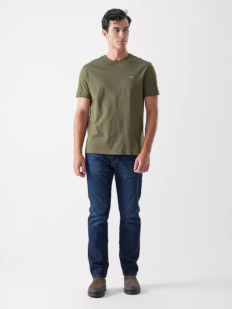 GANT | Camiseta de corte regular | Verde oscuro