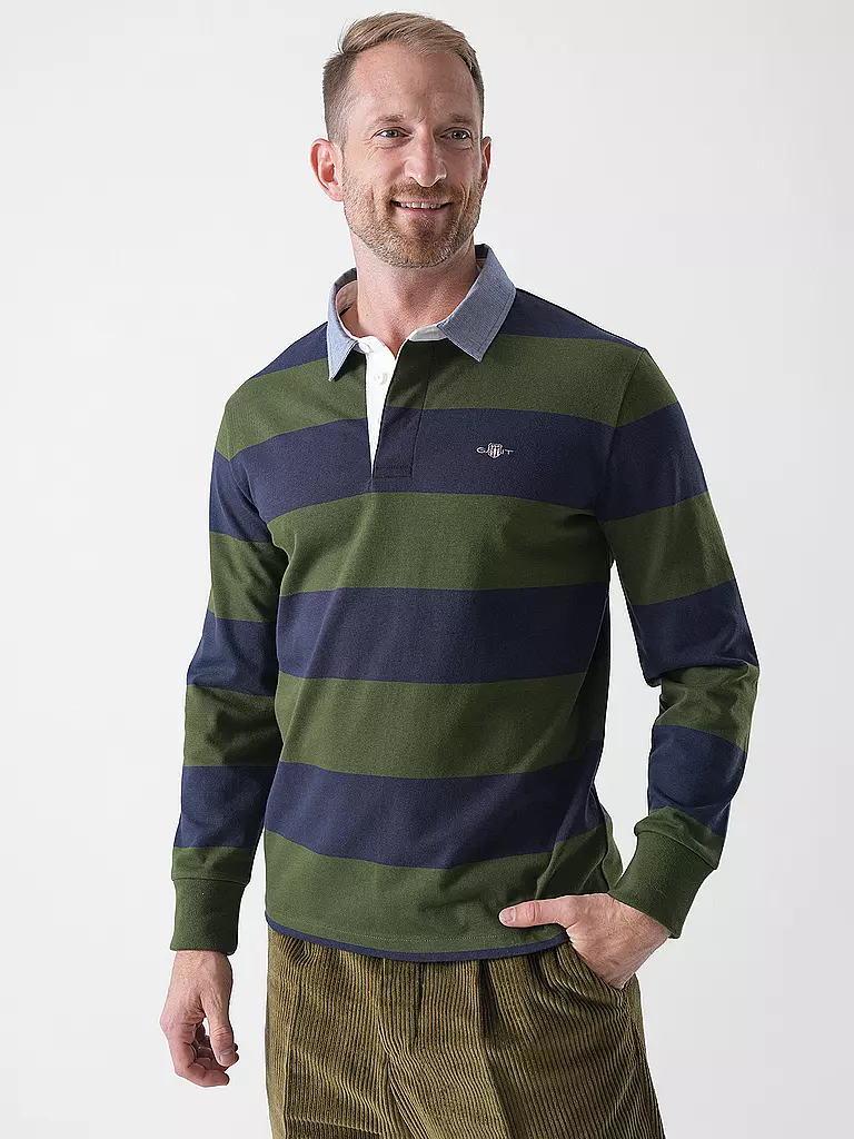 GANT | Camiseta de rugby | Oliva