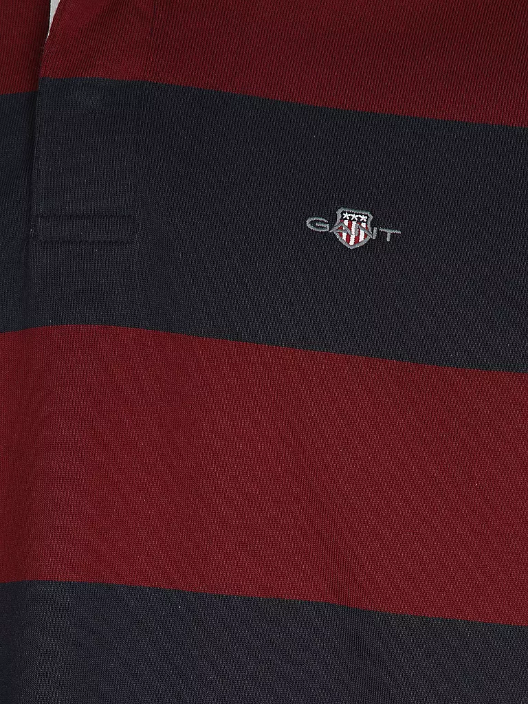 GANT | Camiseta de rugby | Rojo oscuro