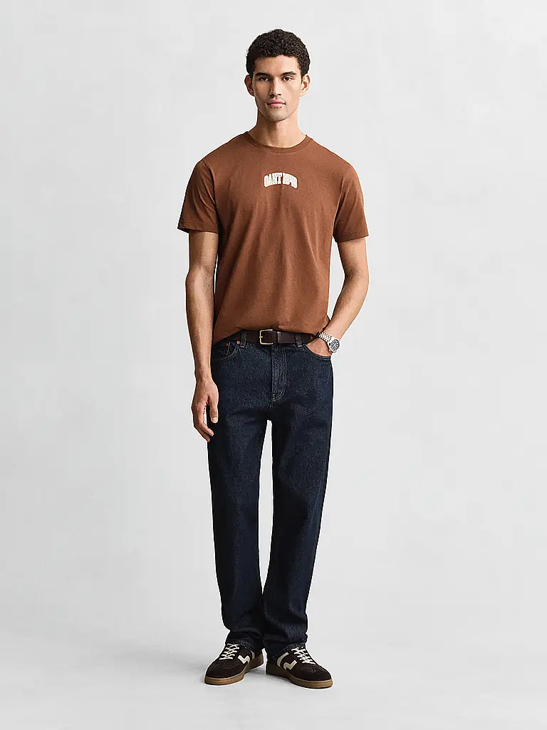 GANT | Camiseta GRAPHIC 1949 LOGO | Marrón