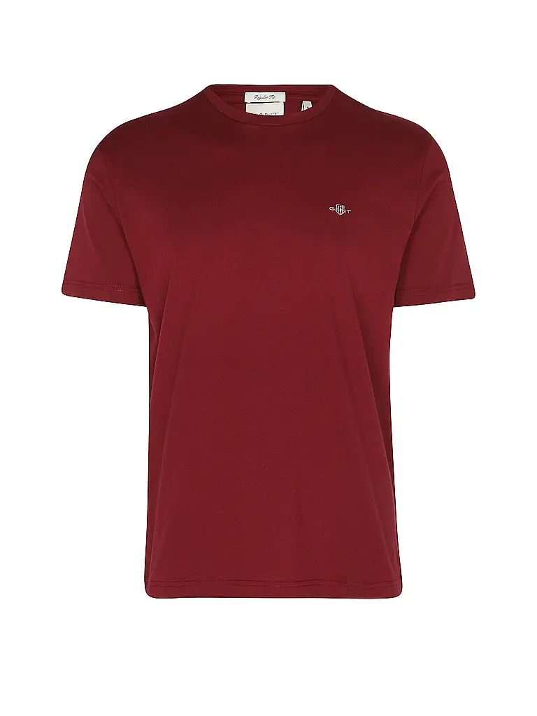 GANT | Camiseta | Rojo oscuro