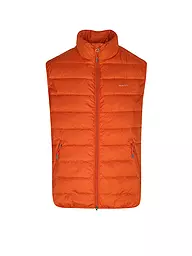GANT | Chaleco acolchado de plumón | Naranja