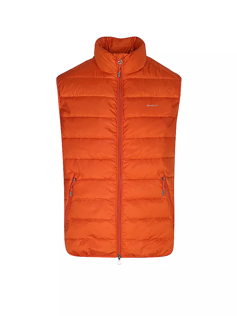 GANT | Chaleco acolchado de plumón | Naranja