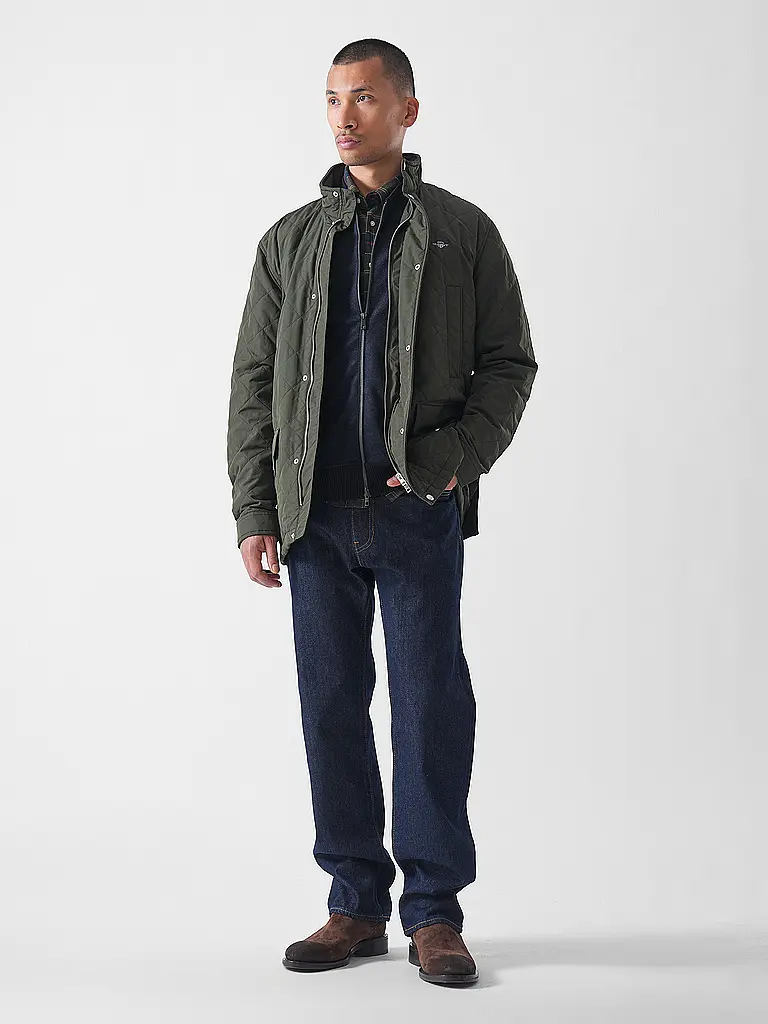 GANT | Chaqueta acolchada ligera | Oliva