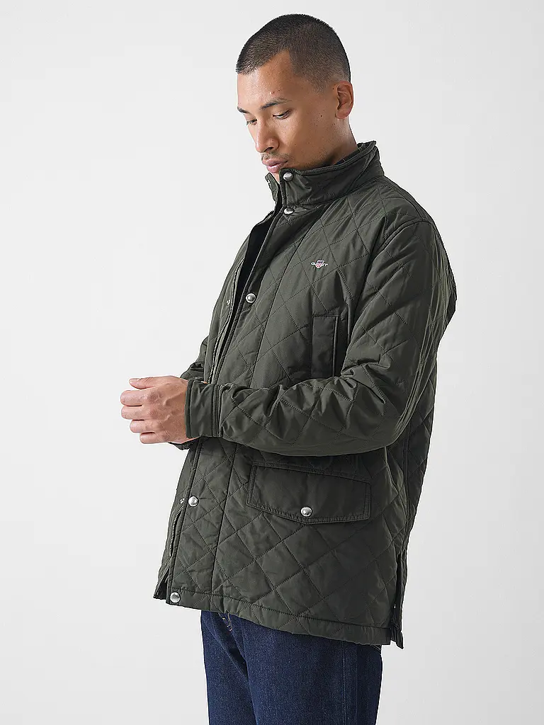 GANT | Chaqueta acolchada ligera | Oliva