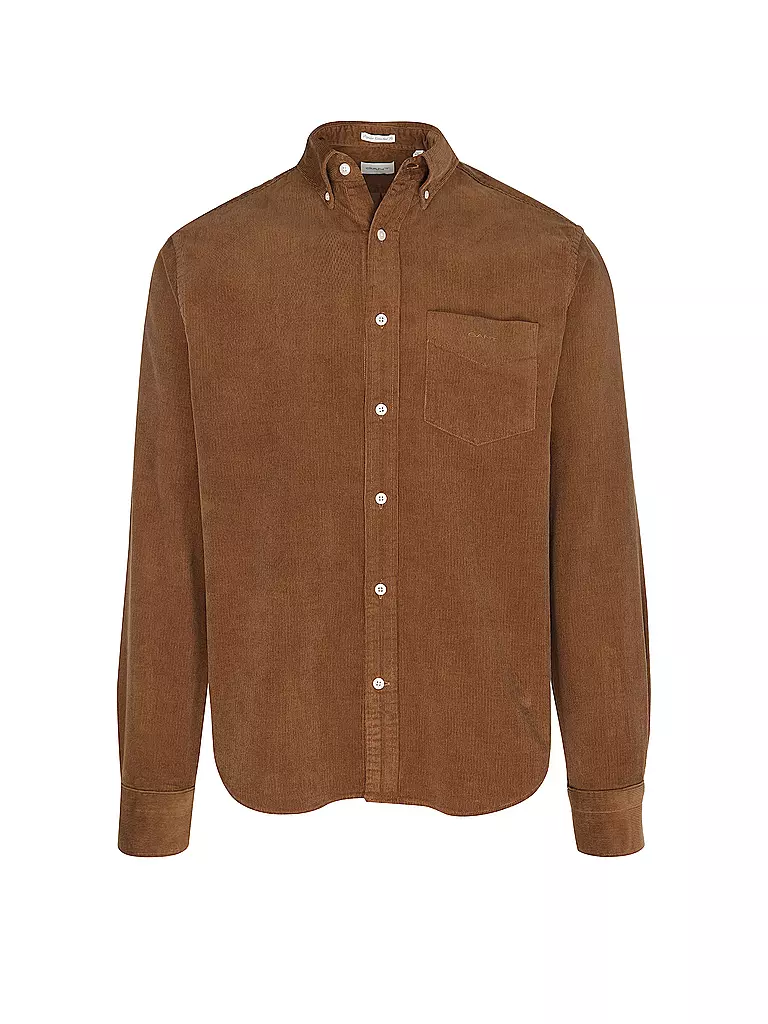 GANT | Cordhemd Regular Fit | Marrón
