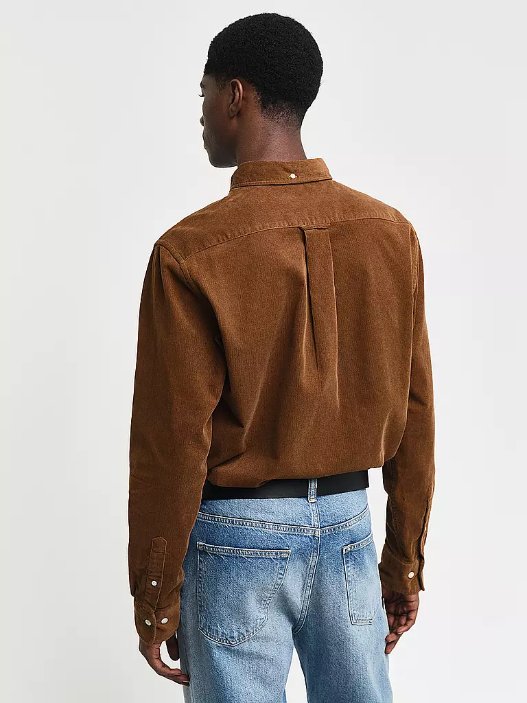 GANT | Cordhemd Regular Fit | Marrón