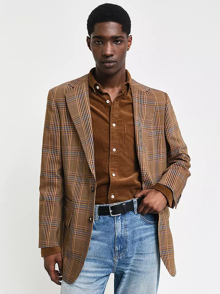 GANT | Cordhemd Regular Fit | Marrón