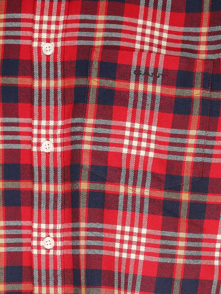 GANT | Flanellhemd  | Rojo